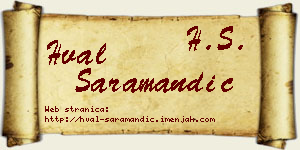 Hval Saramandić vizit kartica